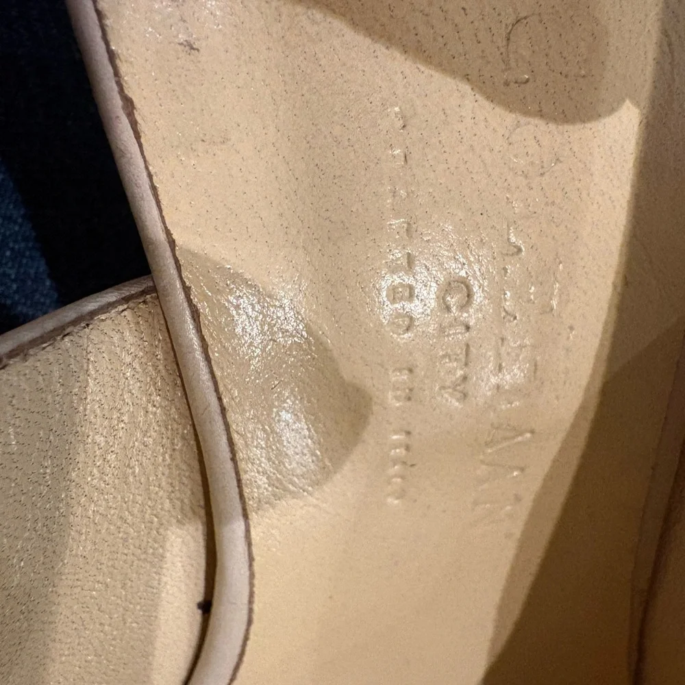 Cole Haan Cream Slingback Heels - Picture 8 of 15